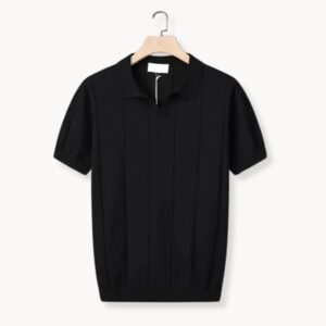 BO | Portofino Cotton Polo Black