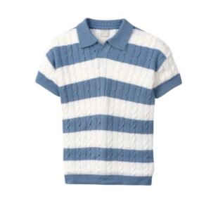 BO | White Stripe Polo