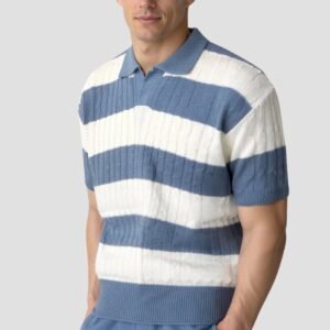 Alternative view of BO | White Stripe Polo